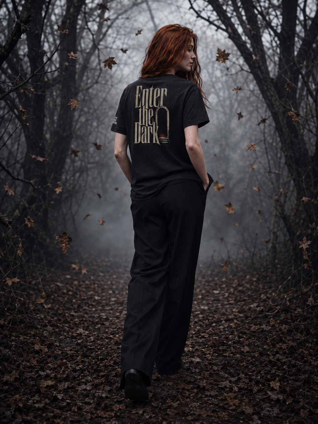 "Enter The Dark" - Horror fan T-shirt