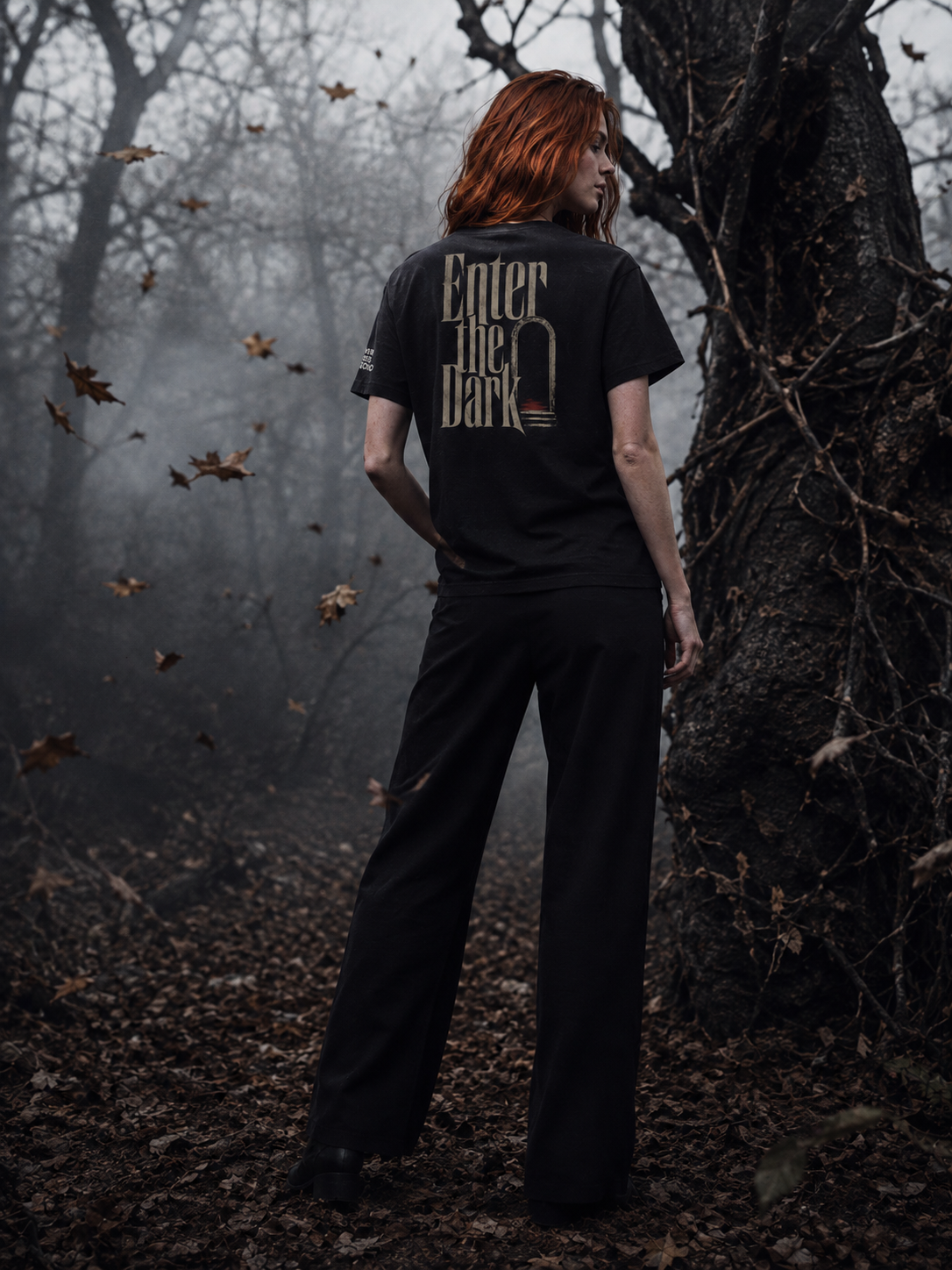"Enter The Dark" - Horror fan T-shirt