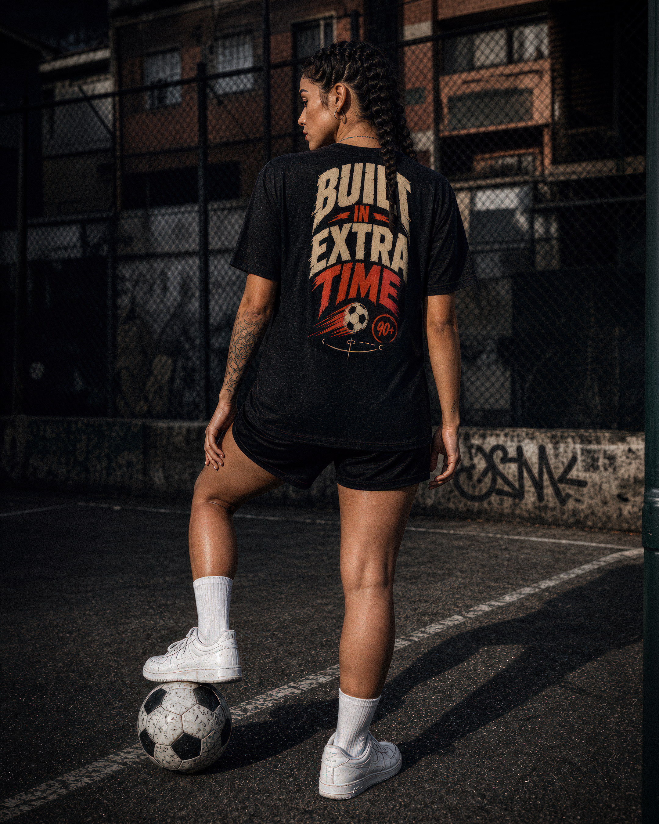 Soccer Tee - "Built in extra time" - #Soccerlife