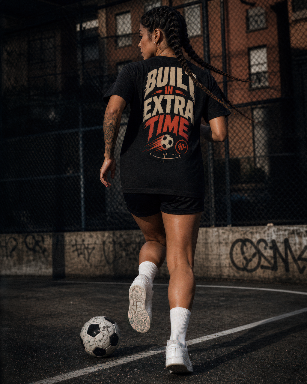 Soccer Tee - "Built in extra time" - #Soccerlife
