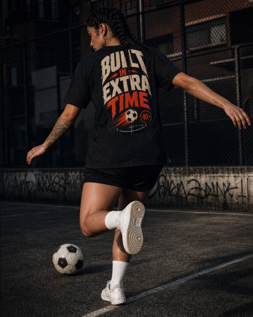 Soccer Tee - "Built in extra time" - #Soccerlife