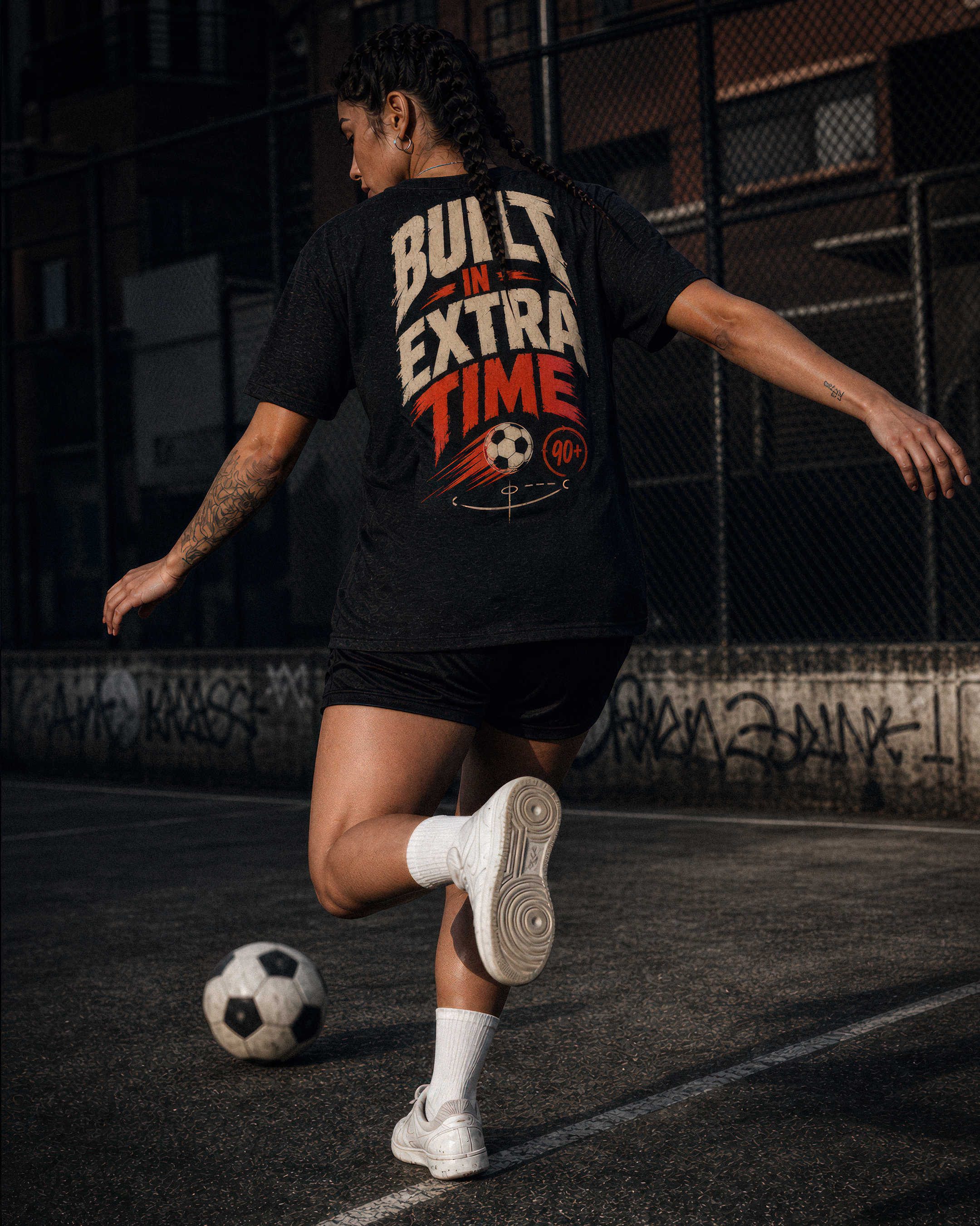 Soccer Tee - "Built in extra time" - #Soccerlife