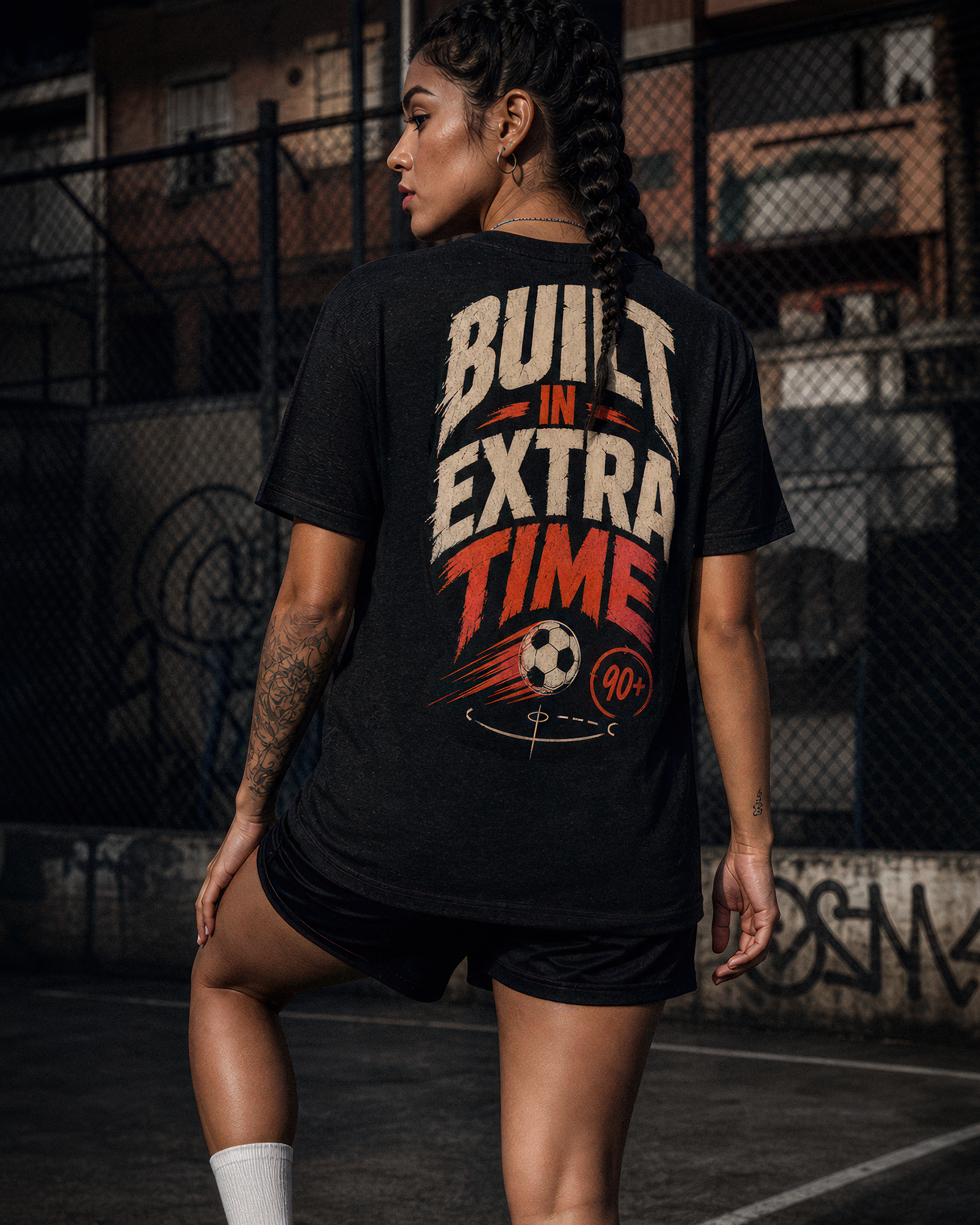 Soccer Tee - "Built in extra time" - #Soccerlife