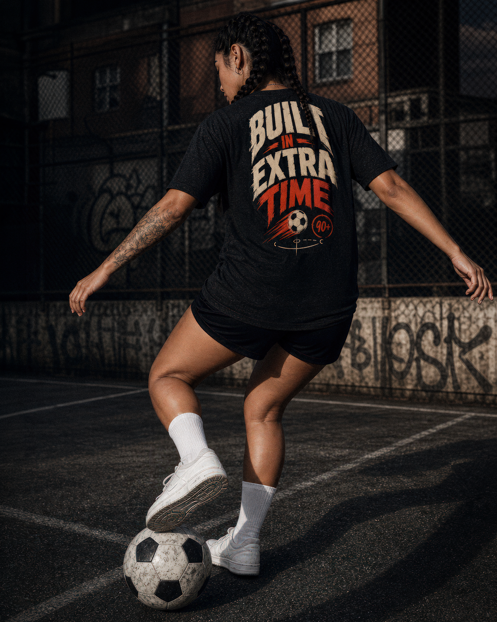 Soccer Tee - "Built in extra time" - #Soccerlife