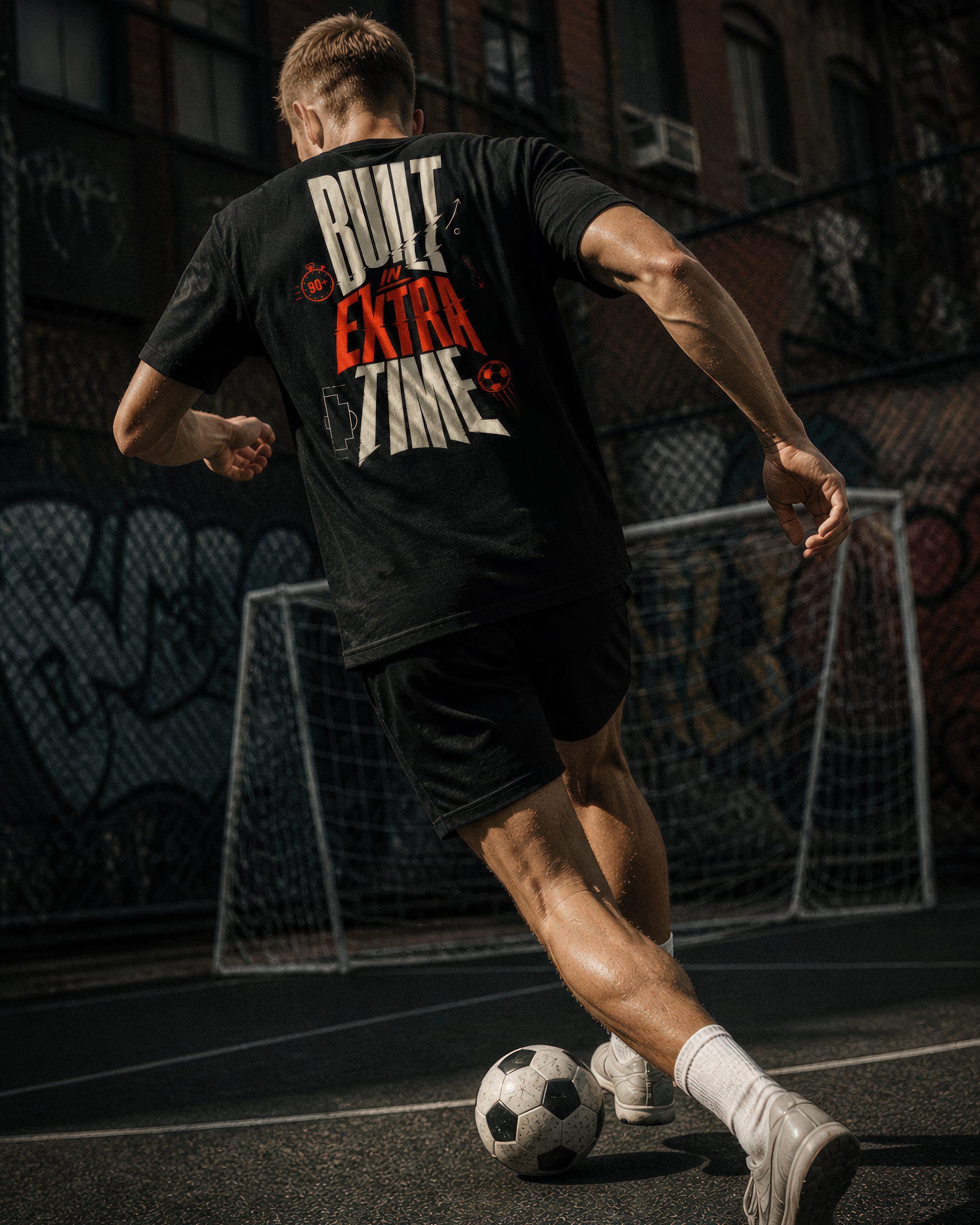 Soccer Tee - "Buit in Extra Time" - #Soccerlife