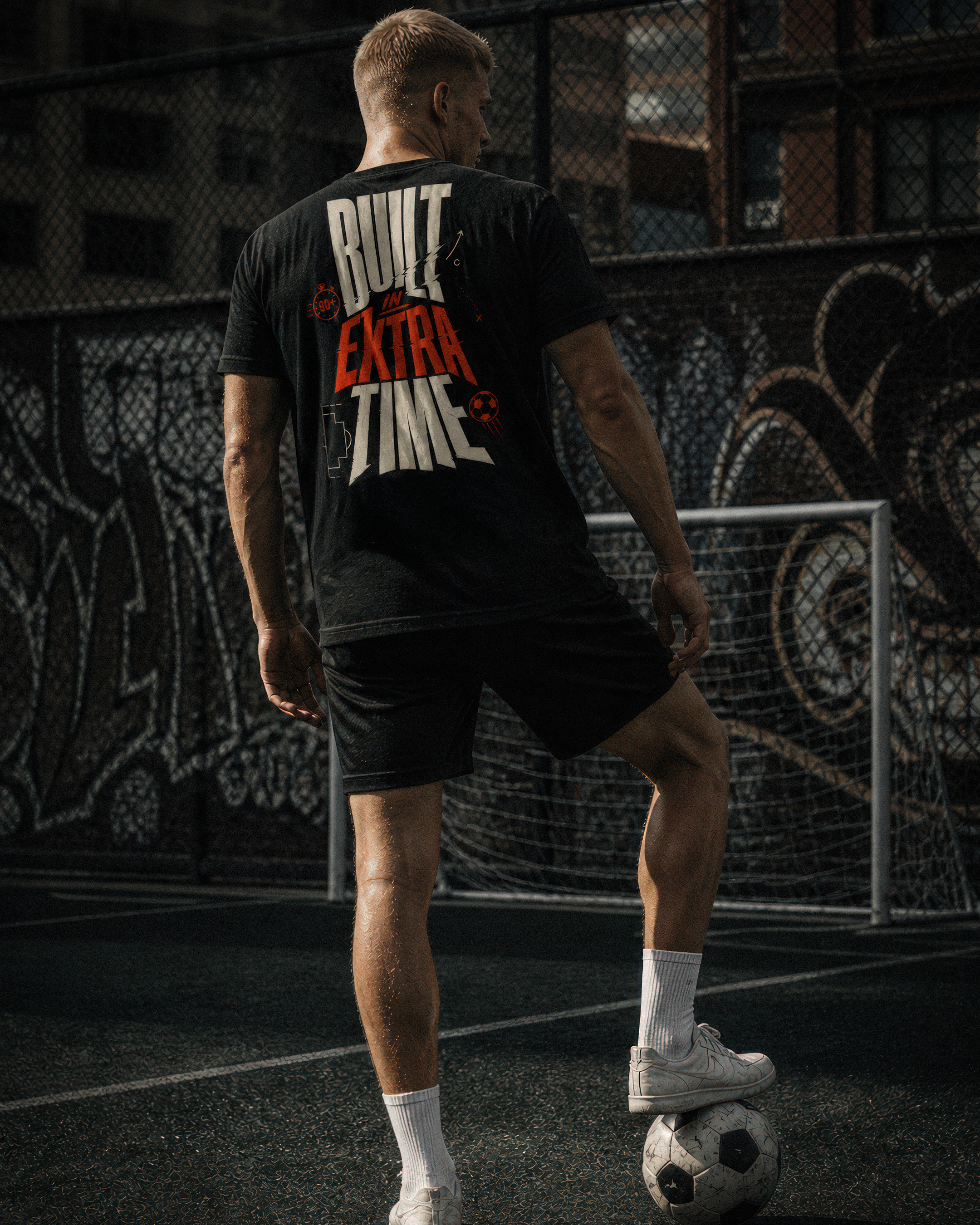 Soccer Tee - "Buit in Extra Time" - #Soccerlife