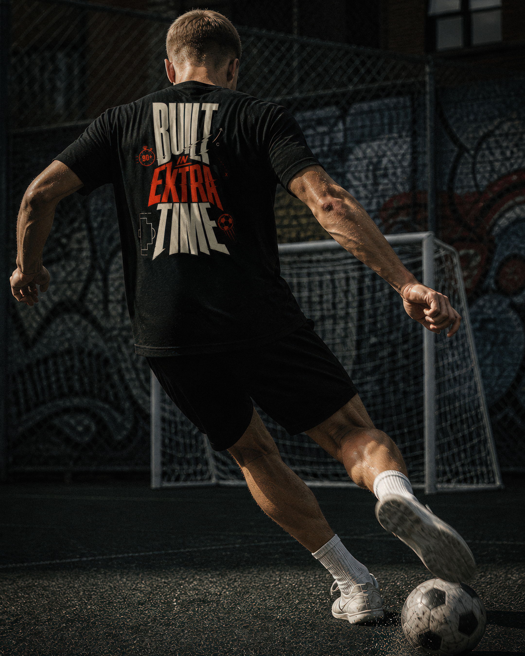 Soccer Tee - "Buit in Extra Time" - #Soccerlife