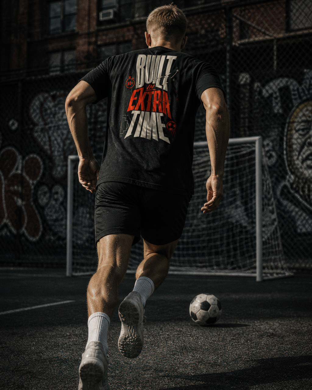 Soccer Tee - "Buit in Extra Time" - #Soccerlife