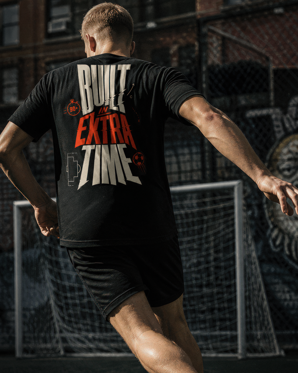 Soccer Tee - "Buit in Extra Time" - #Soccerlife