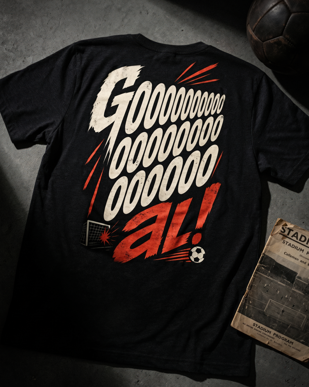 Soccer Tee - "Goooooooal!" - #Soccerlife