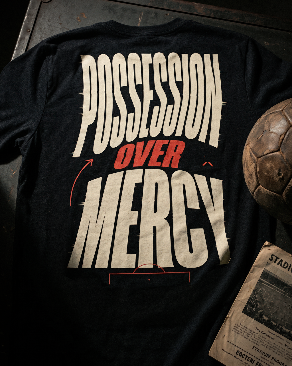 Soccer Tee - "Possession Over Mercy" - #Soccerlife
