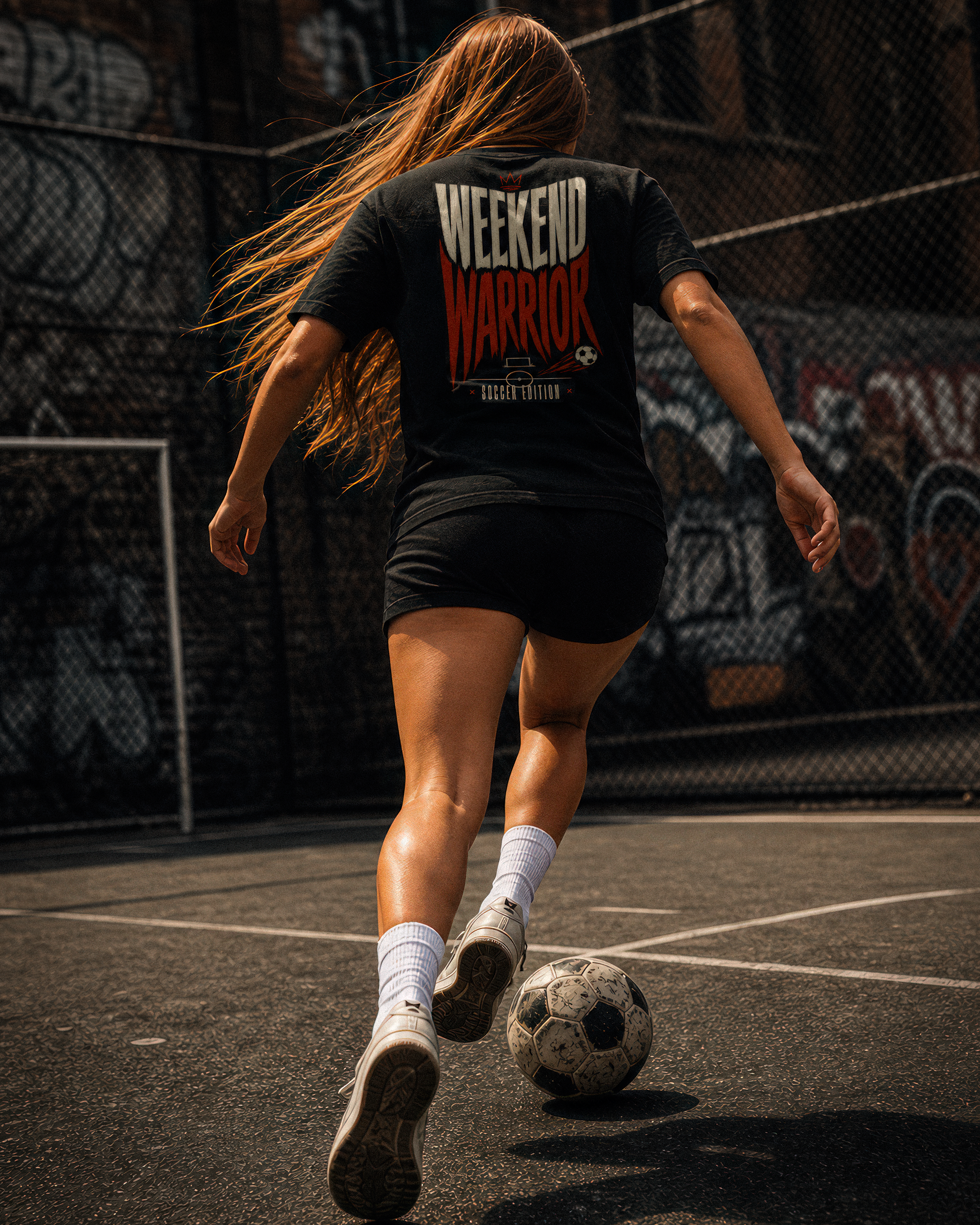 Soccer Tee - "Weekend Warrior" - #Soccerlife