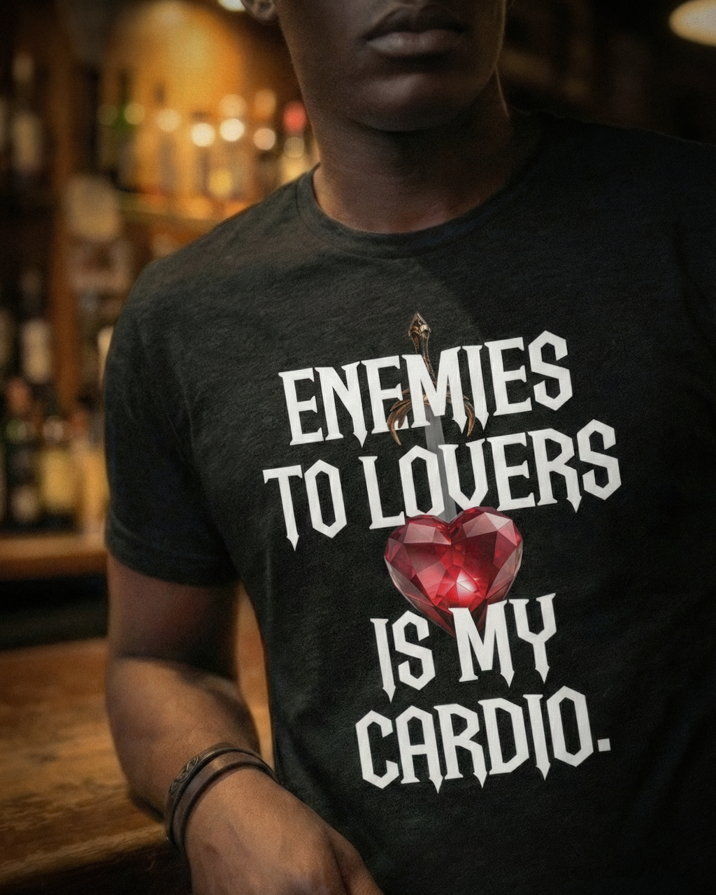Romantasy Tee - "Enemies To Lovers Is My Cardio" - #BookTok
