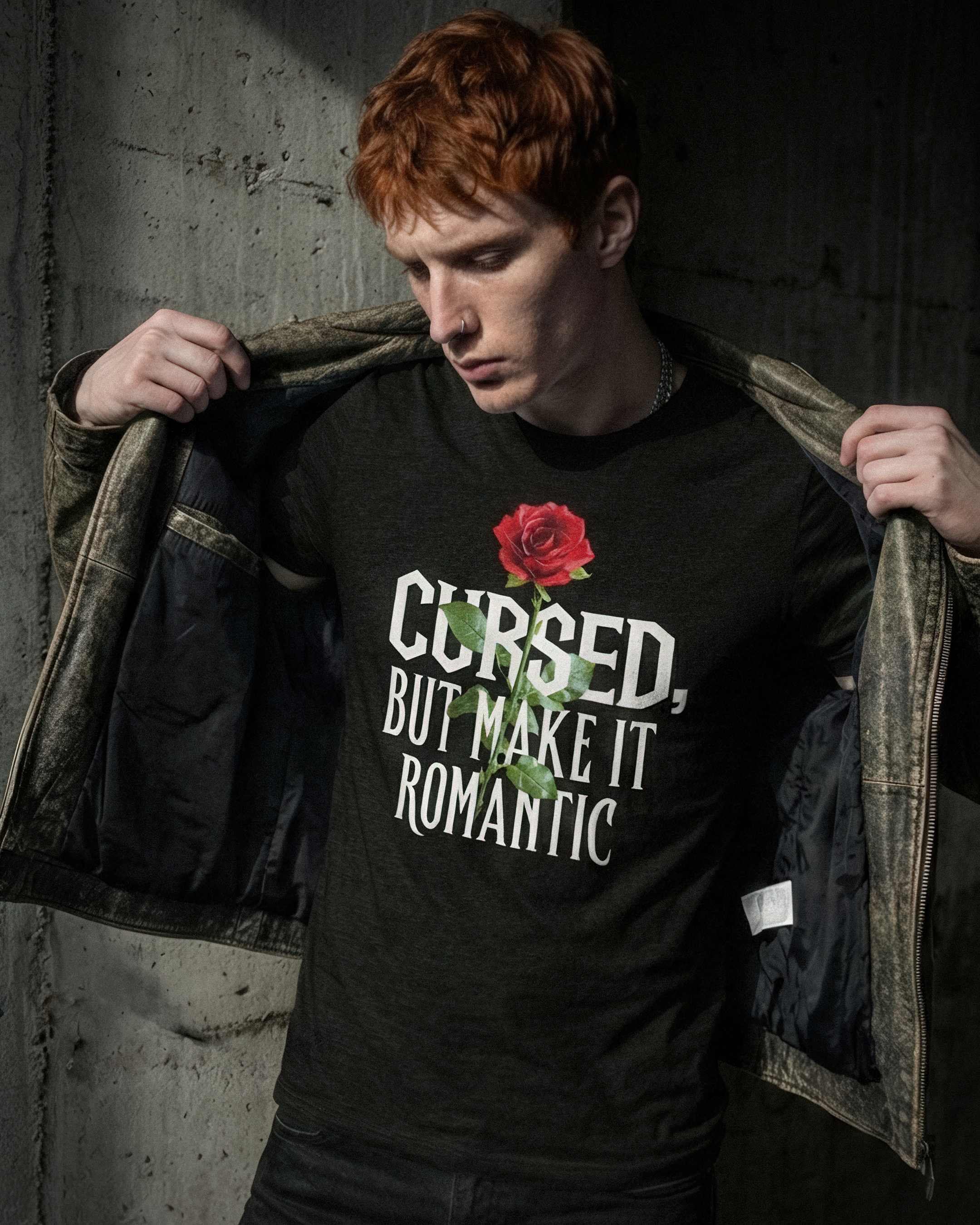 Romantasy Tee - "Cursed, but make it romantic" - #BookTok