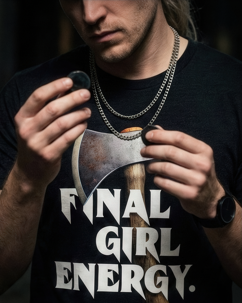 Horror Tee - "Final girl energy" - #Horror