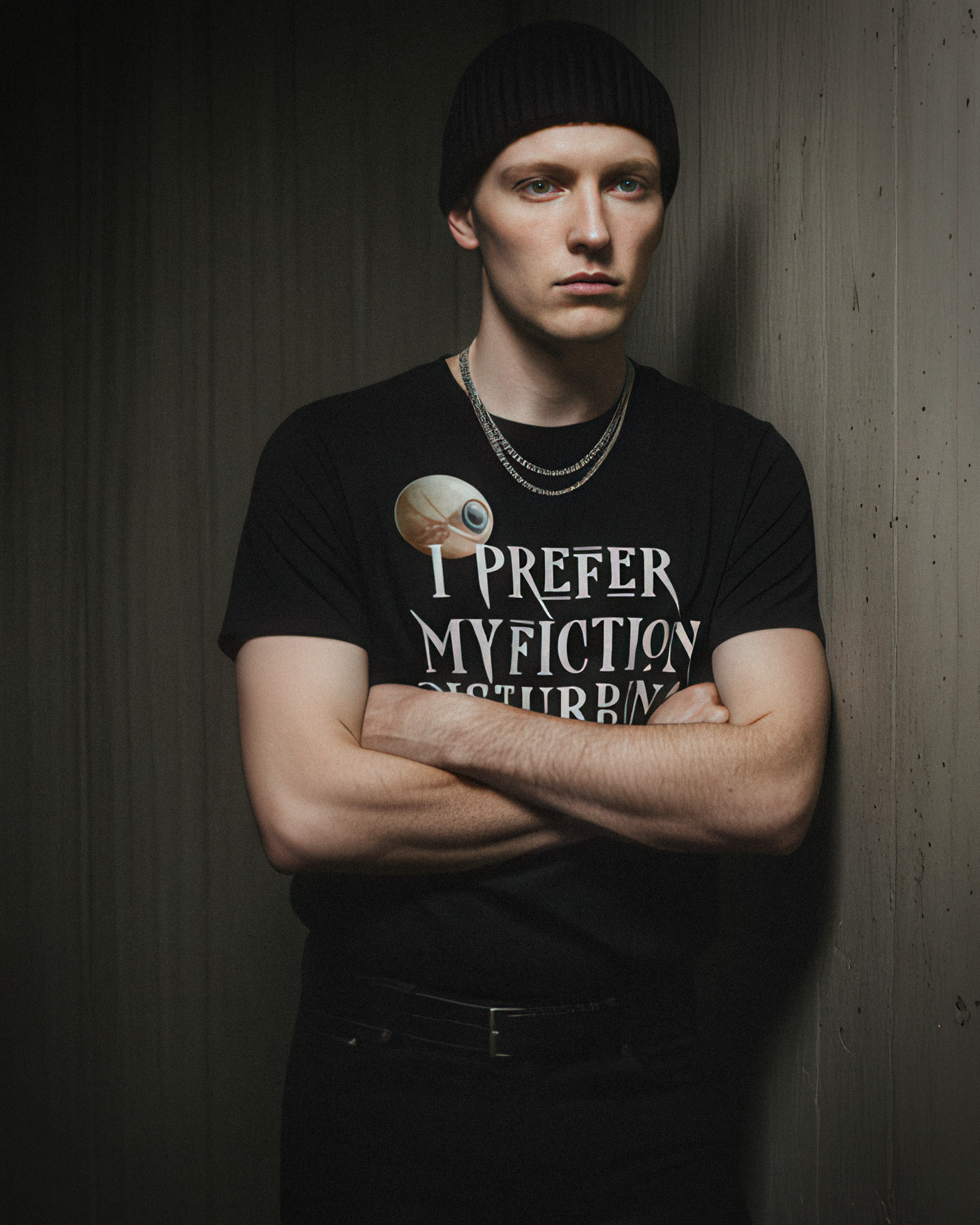 Horror Tee - "I prefer my fiction disturbing" - #Horror