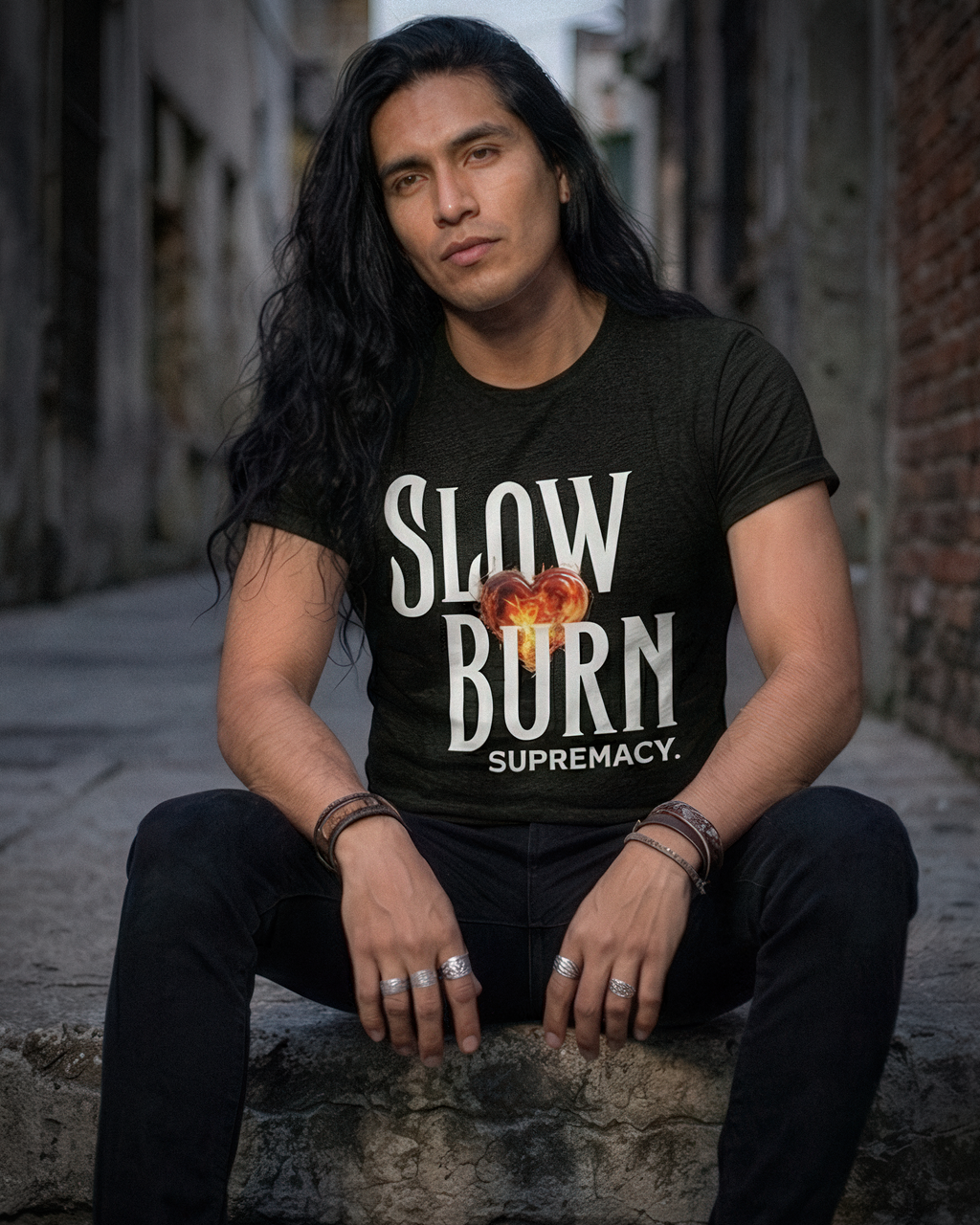 Romantasy Tee - "Slow burn supremacy" - #BookTok