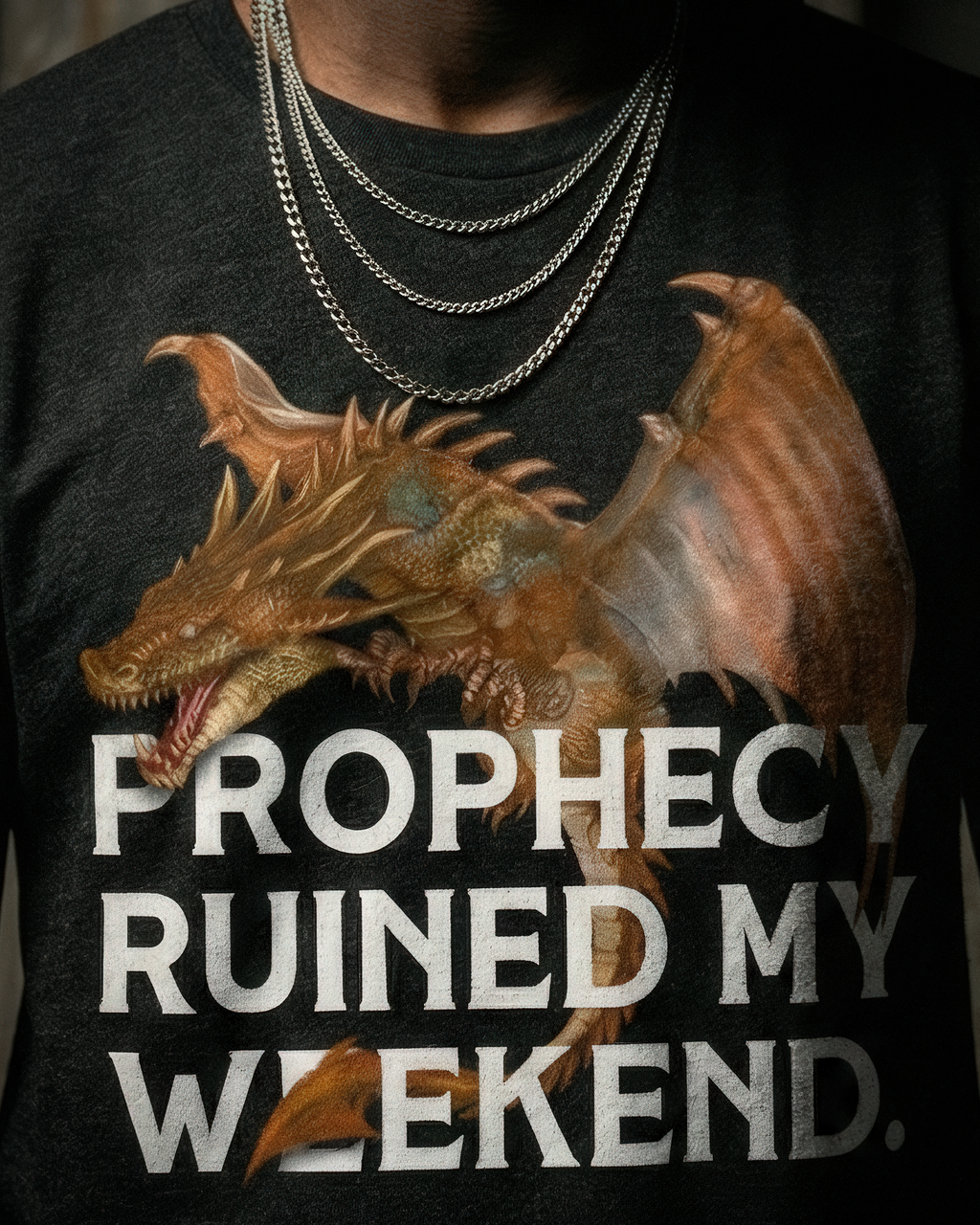 Romantasy Tee - "Prophecy ruined my weekend" - #BookTok
