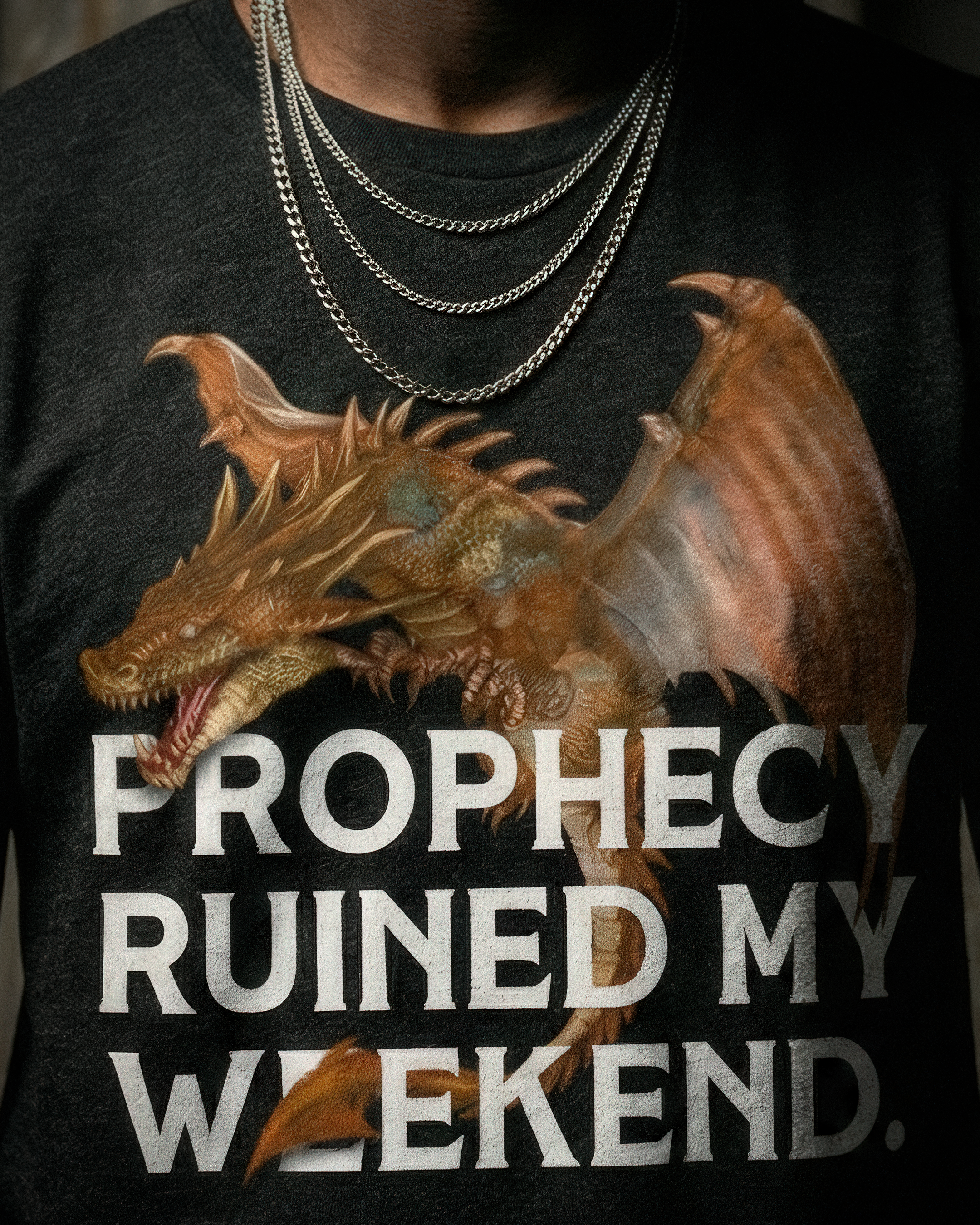 Romantasy Tee - "Prophecy ruined my weekend" - #BookTok