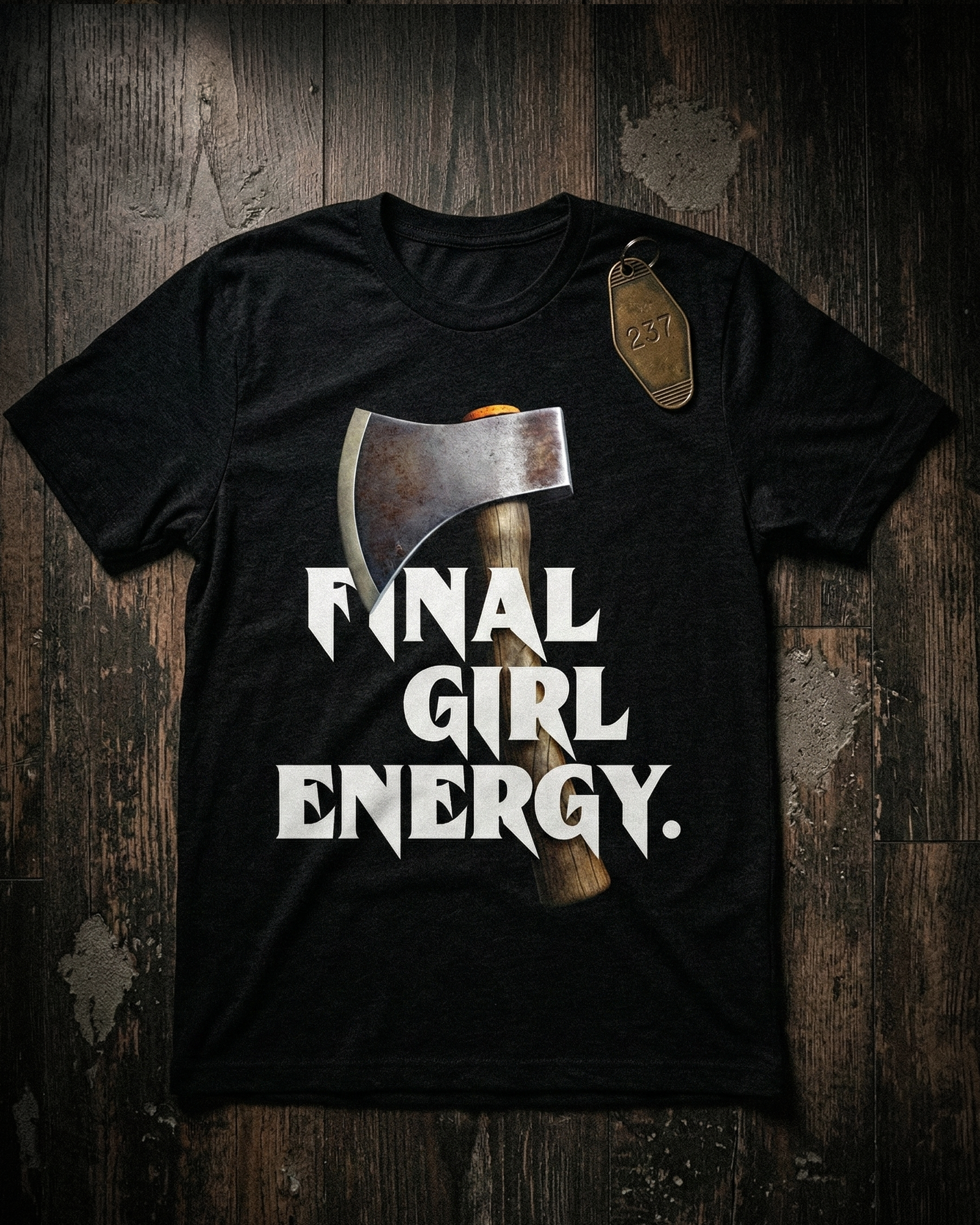 Horror Tee - "Final girl energy" - #Horror
