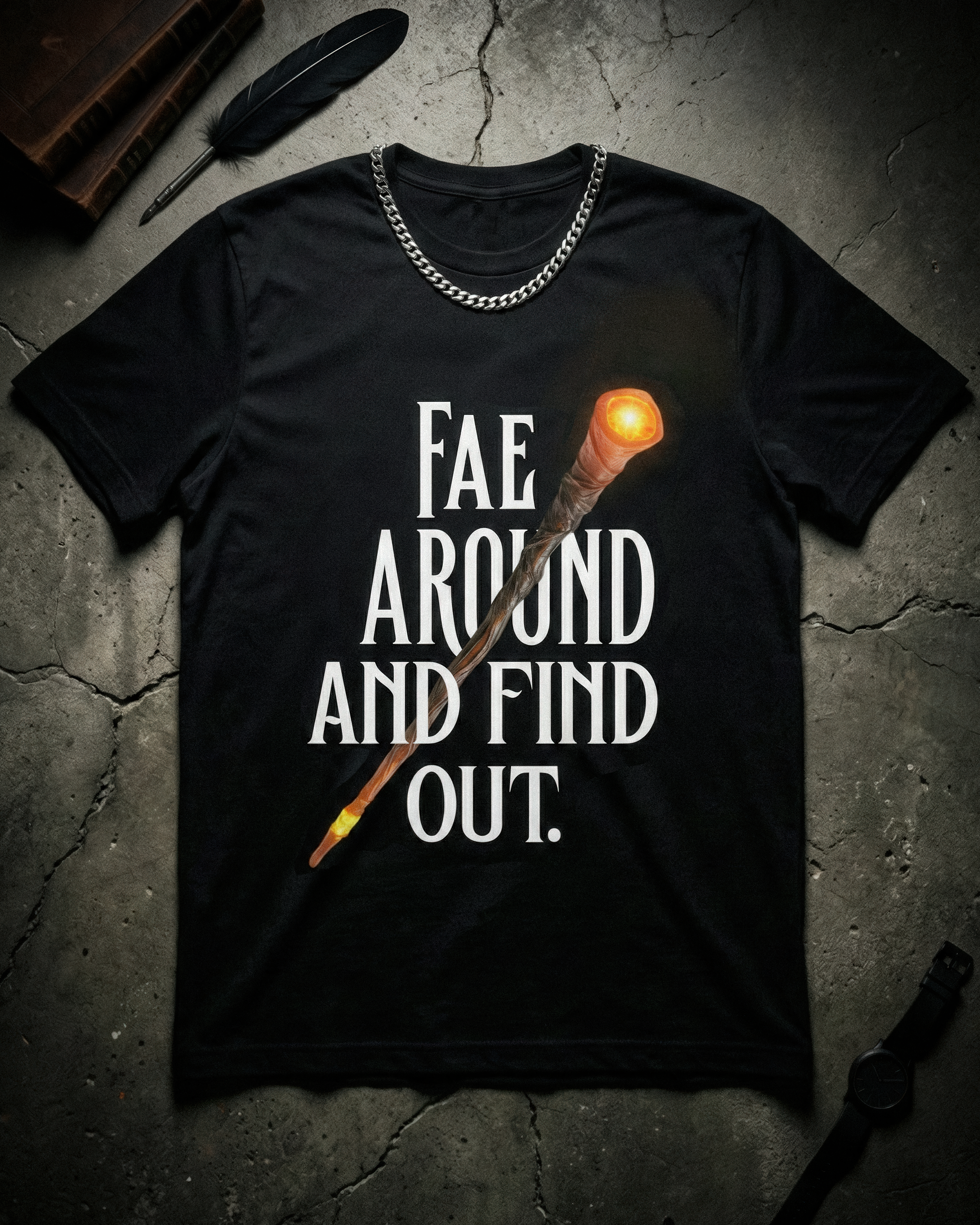 Romantasy Tee - "Fae around and find out" - # BookTok