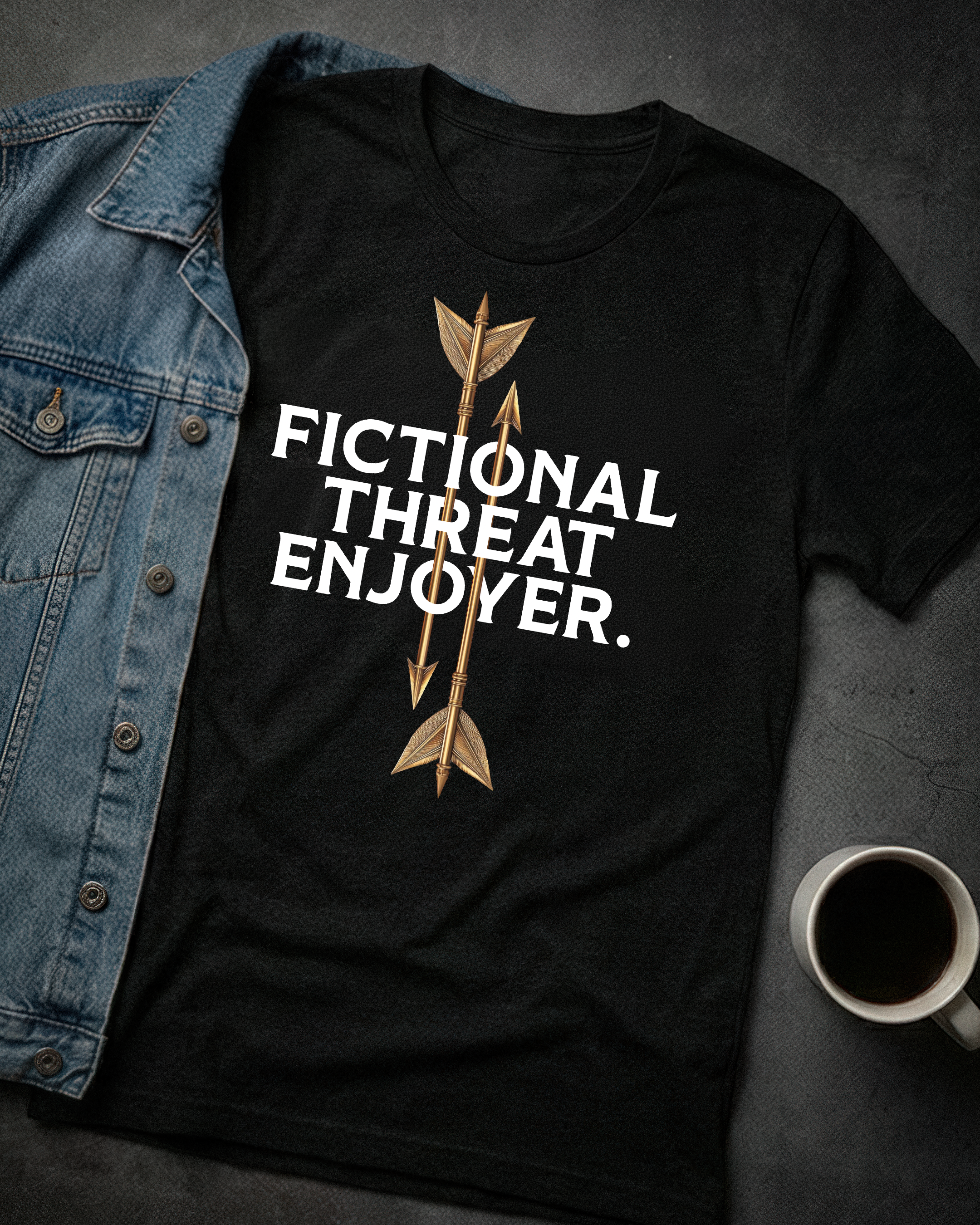 Romantasy Tee - "Fictional Threat Enjoyer" - #BookTok