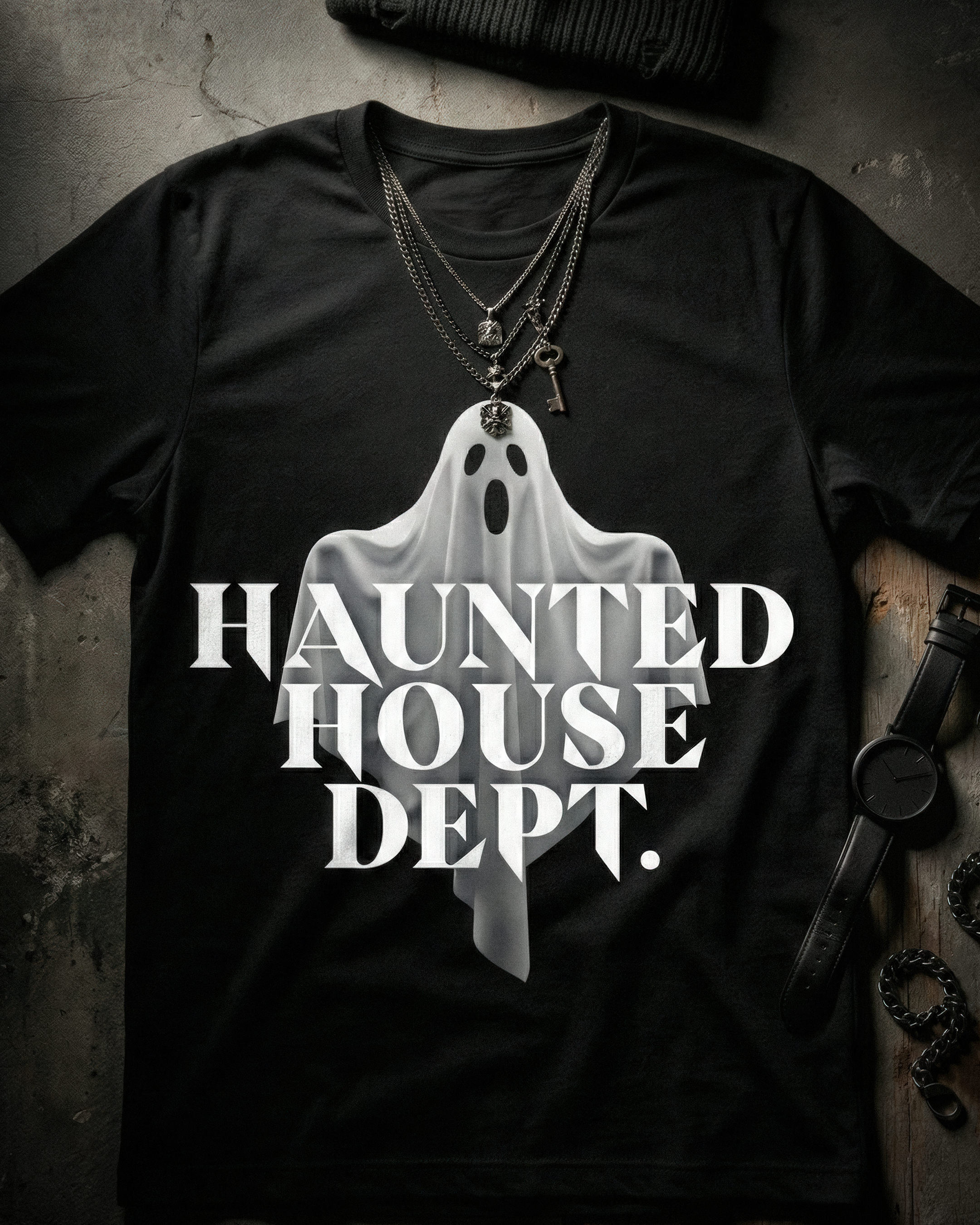 Horror Tee - "Haunted house dept." - #Horror