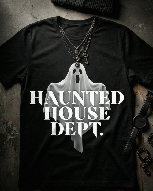 Horror Tee - "Haunted house dept." - #Horror