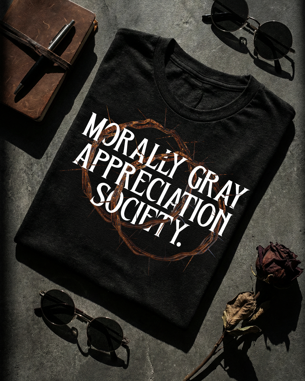 Romantasy Tee - "Morally Gray Appreciation Society" - #BookTok