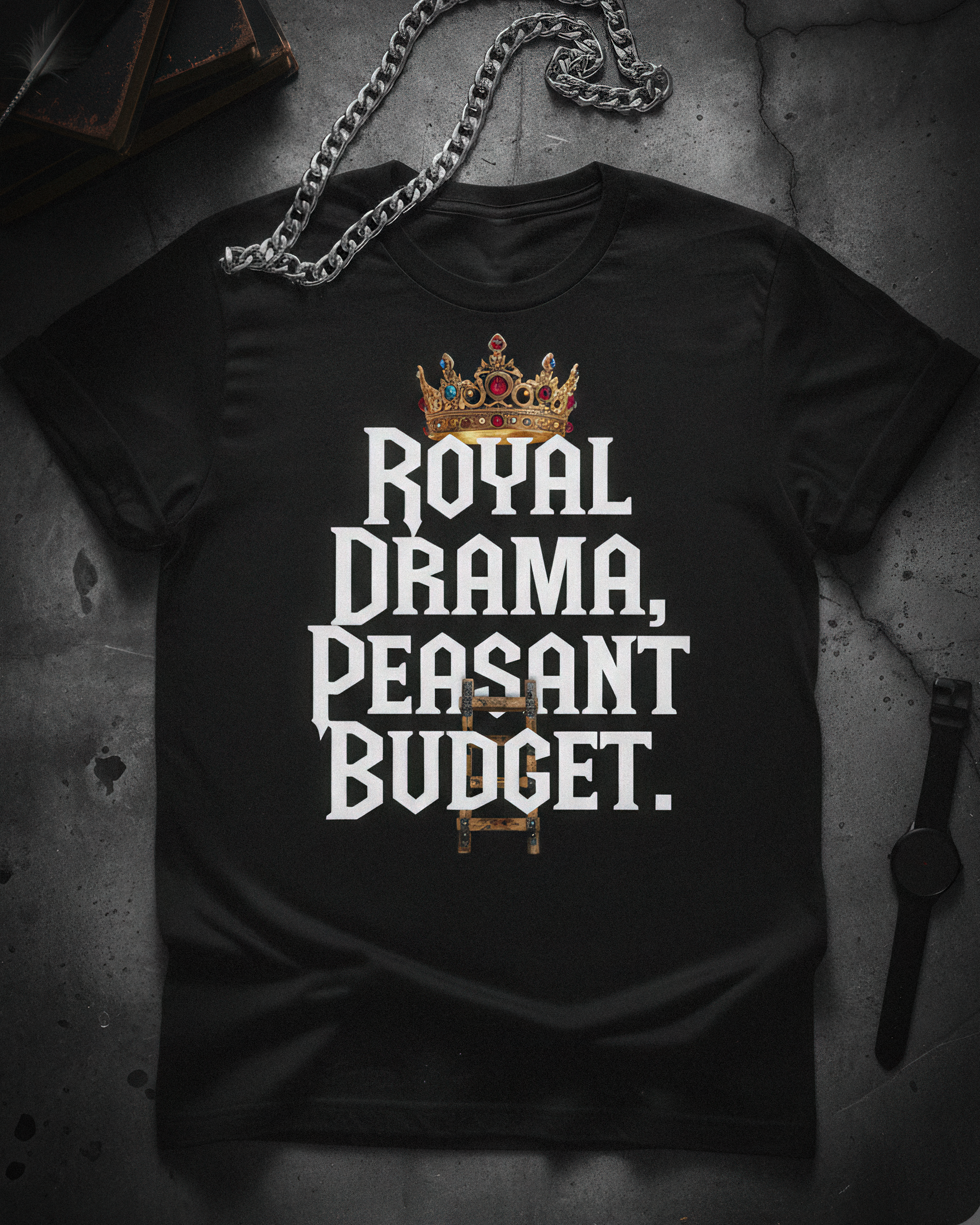Romantasy Tee - "Royal drama, peasant budget" - #BookTok