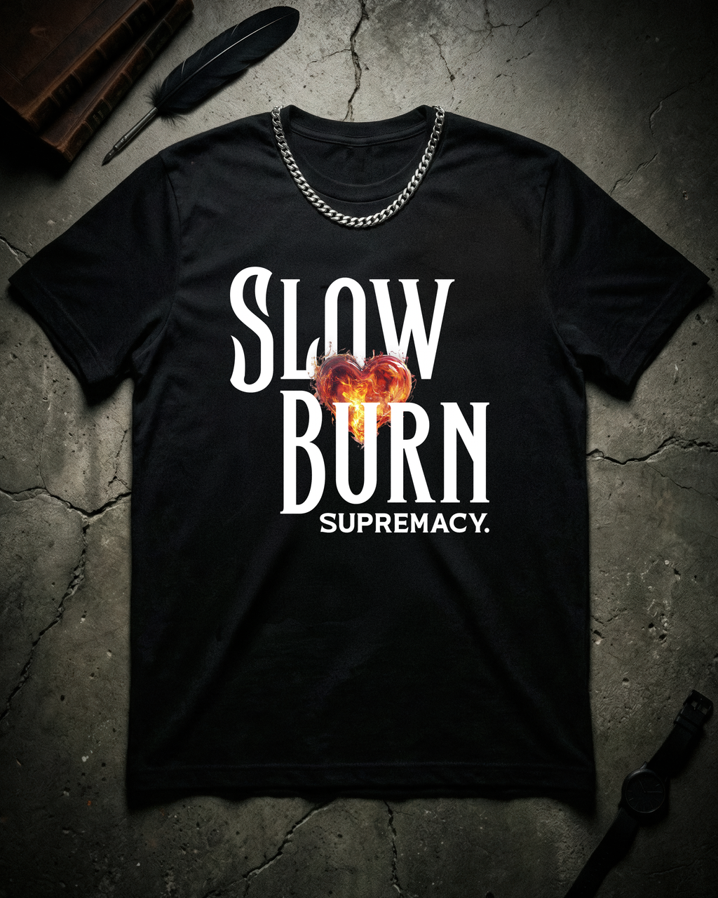 Romantasy Tee - "Slow burn supremacy" - #BookTok