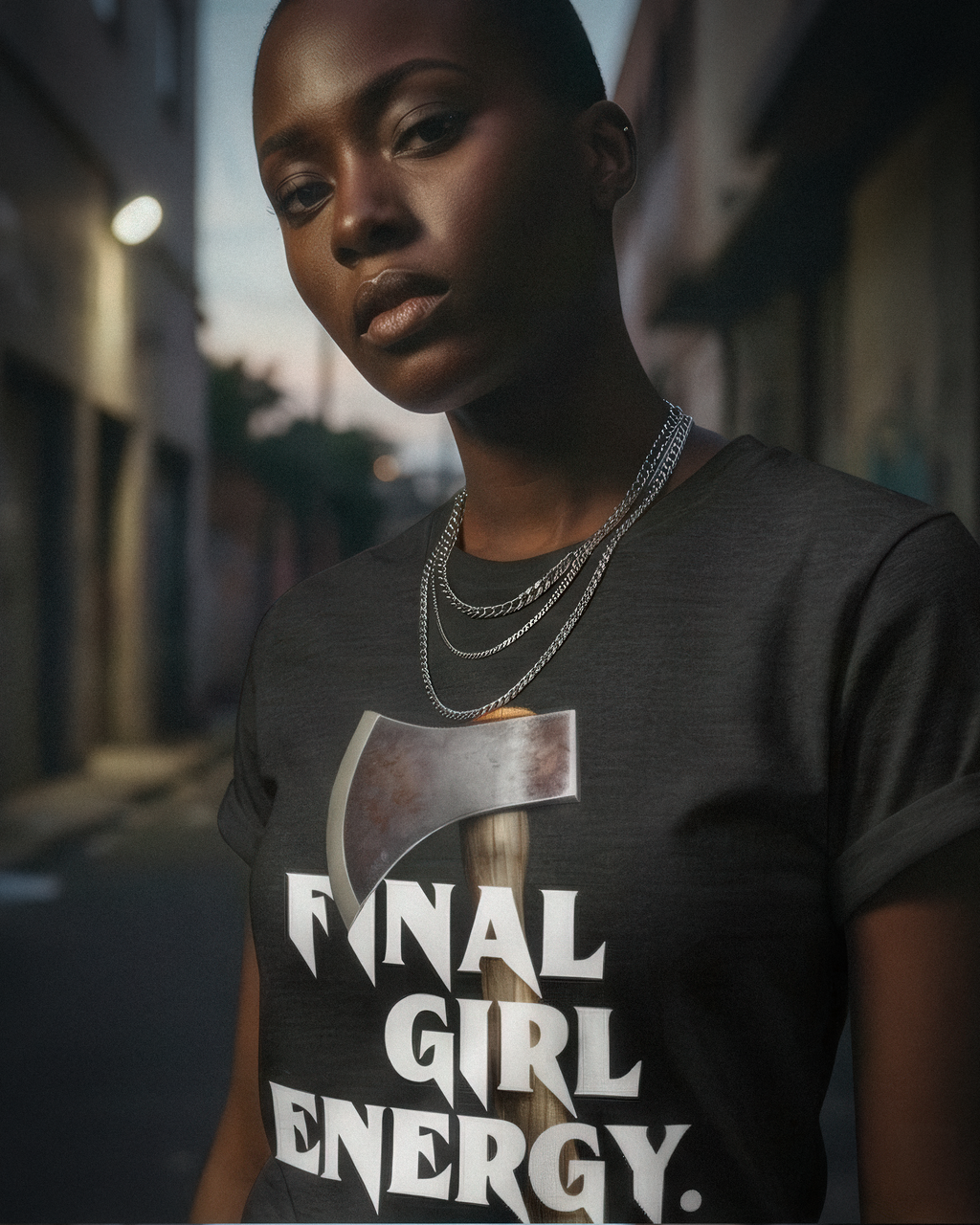 Horror Tee - "Final girl energy" - #Horror