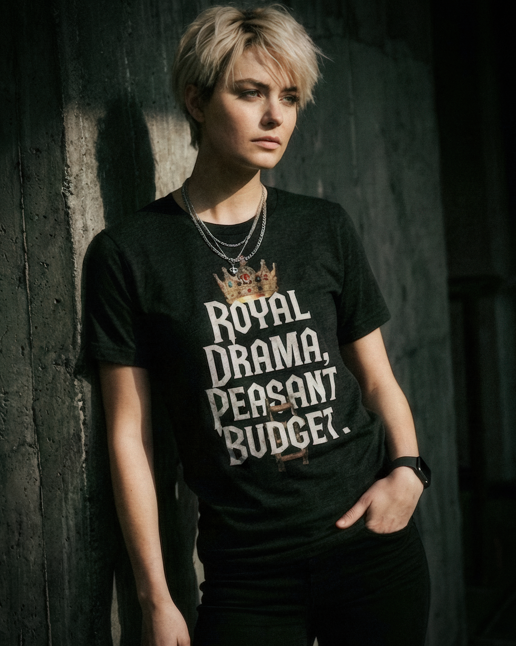 Romantasy Tee - "Royal drama, peasant budget" - #BookTok