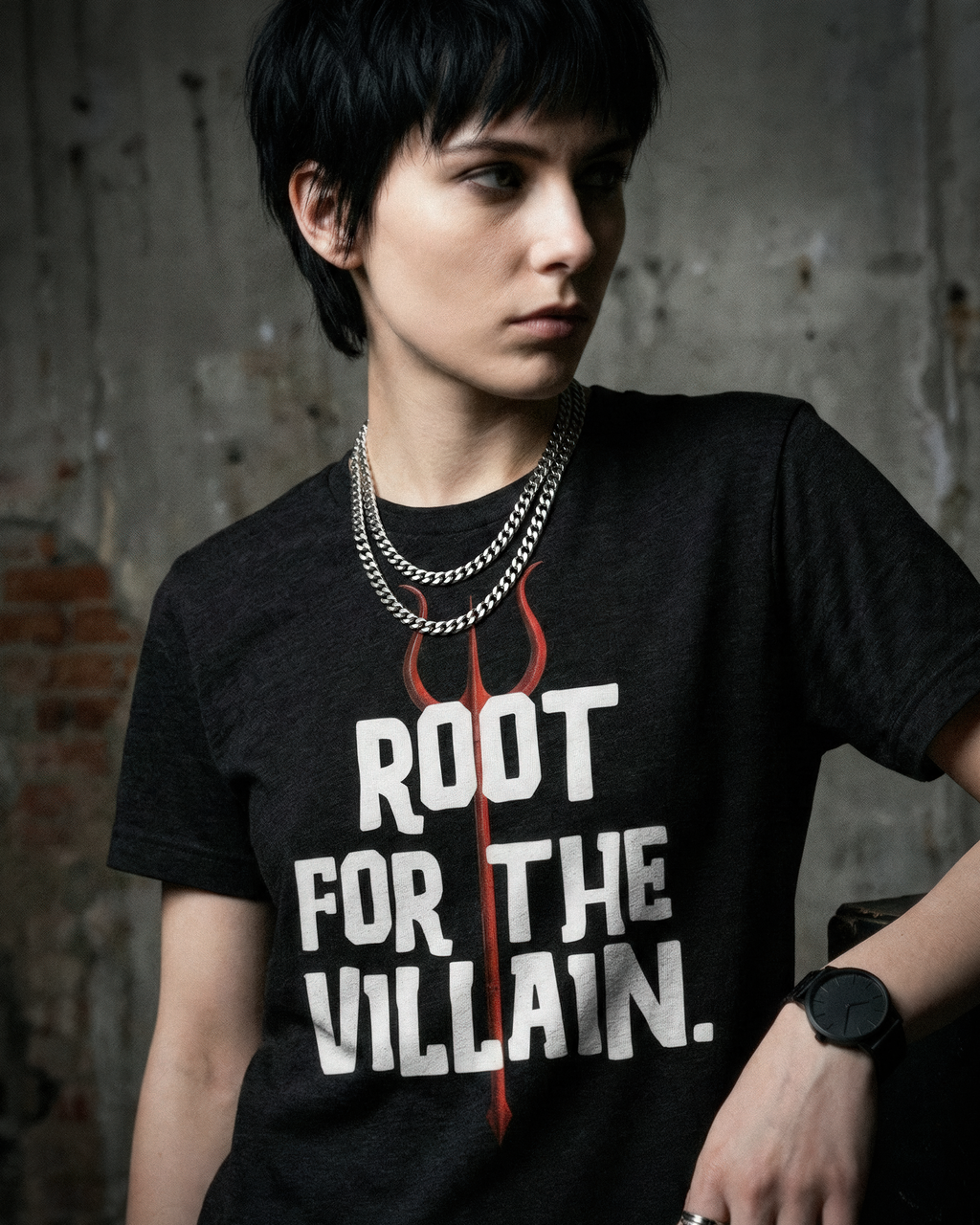 Horror Tee - "Root for the Villain" - #Horror