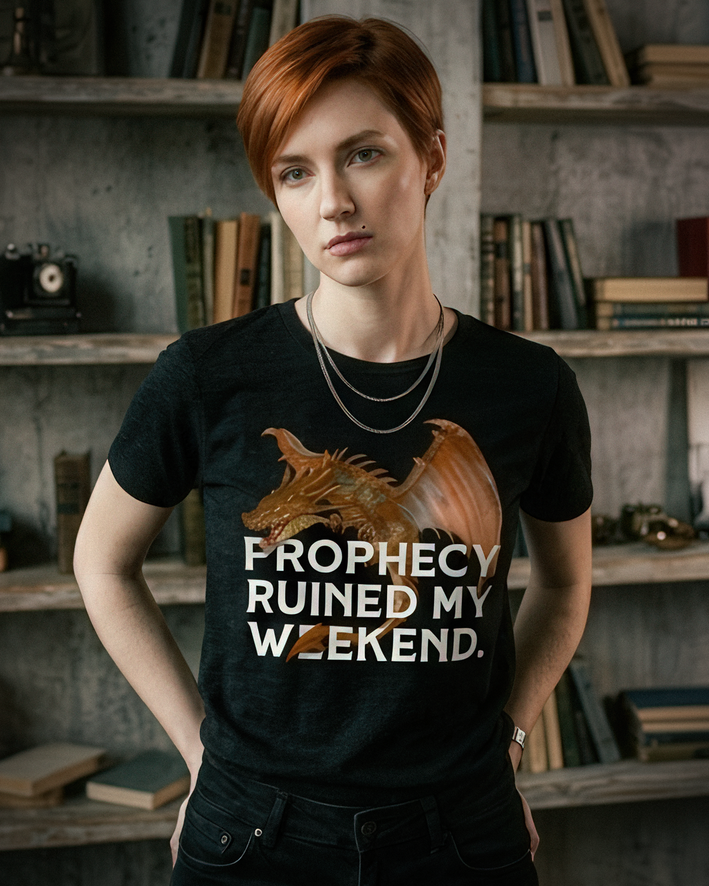 Romantasy Tee - "Prophecy ruined my weekend" - #BookTok