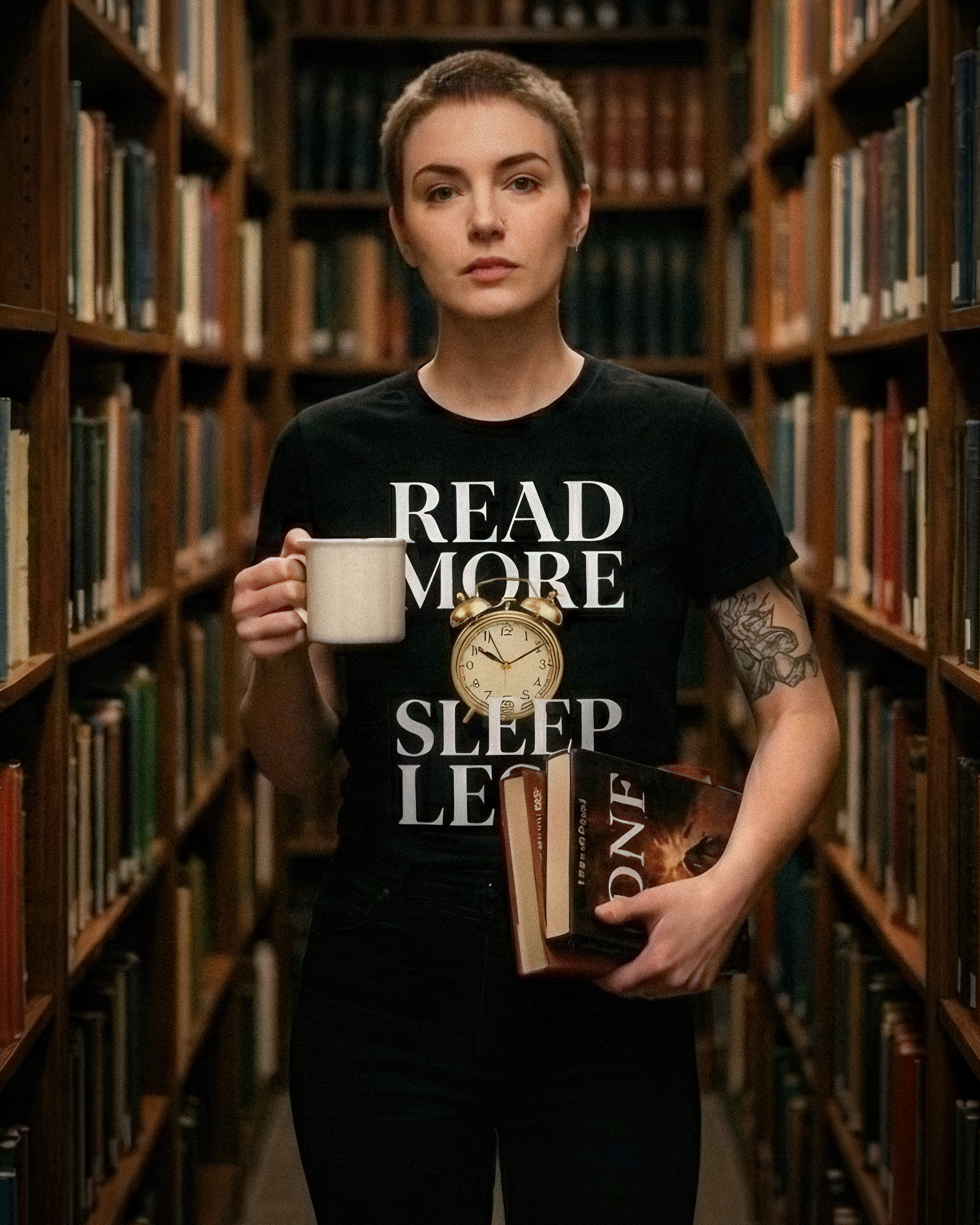 Readers Tee - "Read more, sleep less" - #BookTok