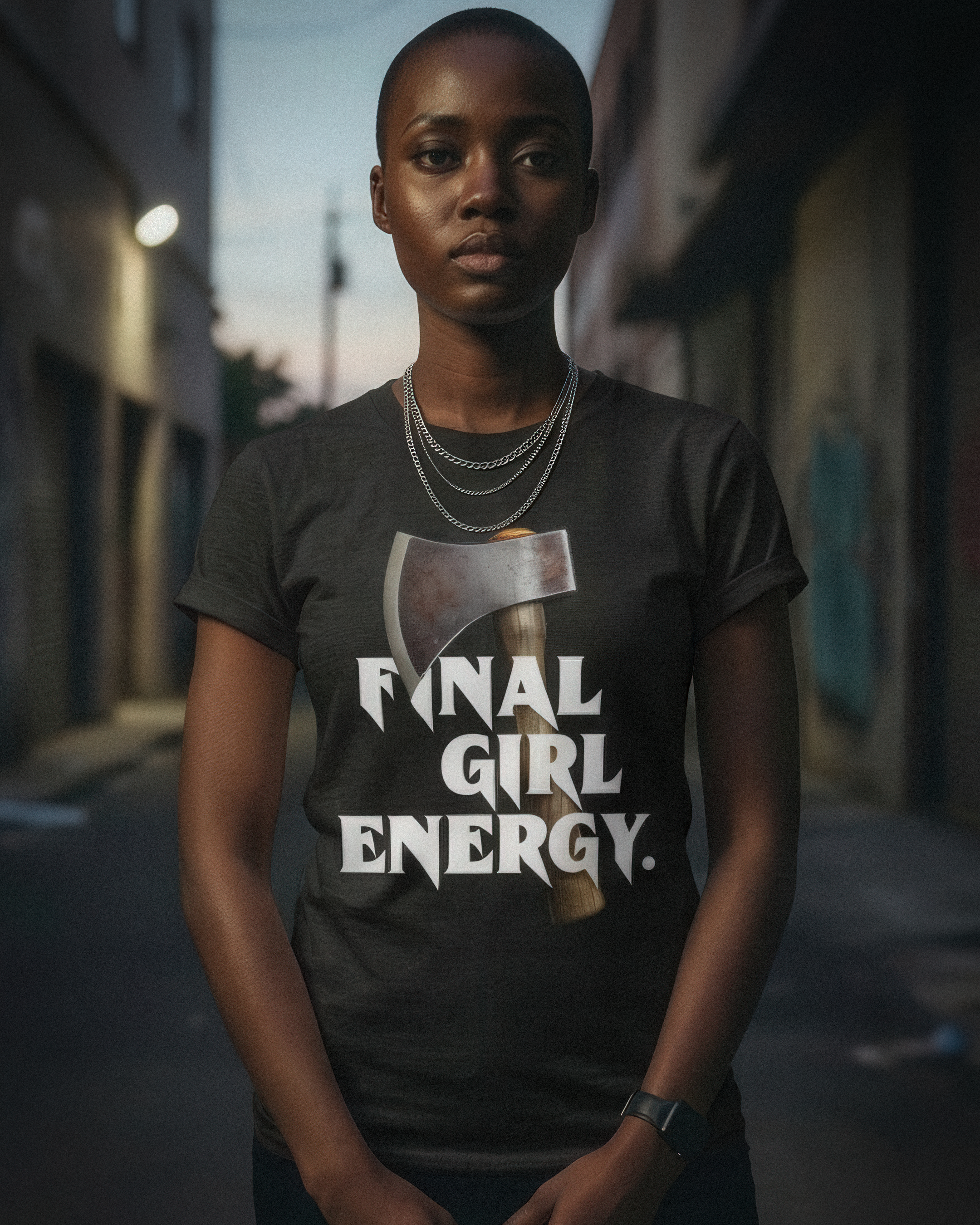 Horror Tee - "Final girl energy" - #Horror