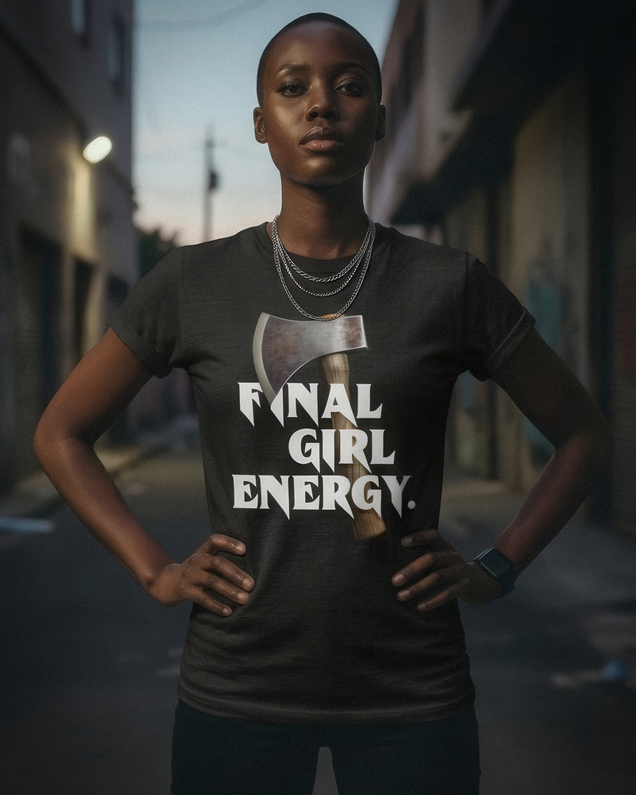 Horror Tee - "Final girl energy" - #Horror