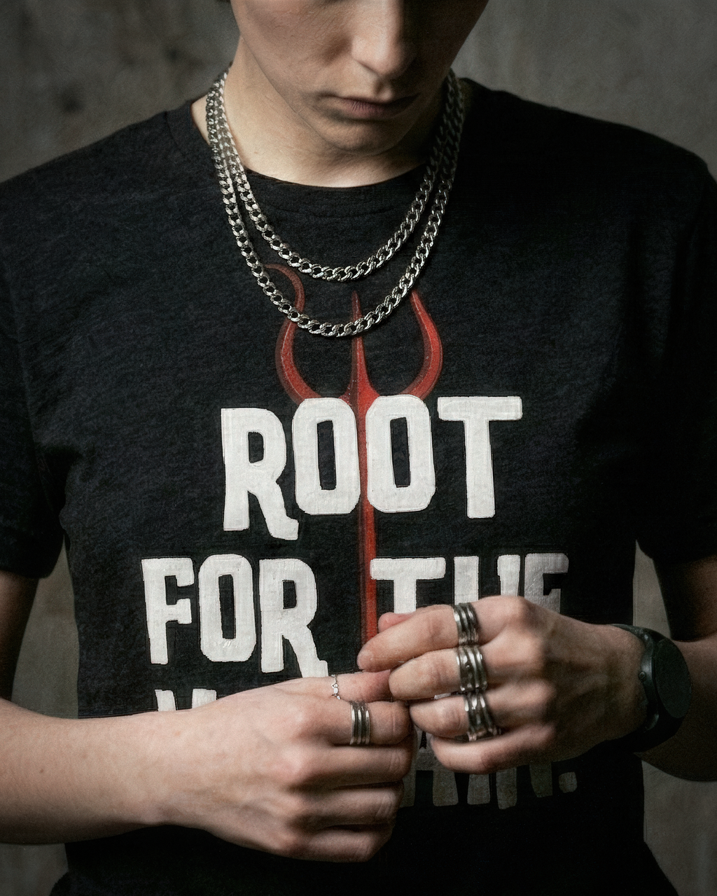 Horror Tee - "Root for the Villain" - #Horror