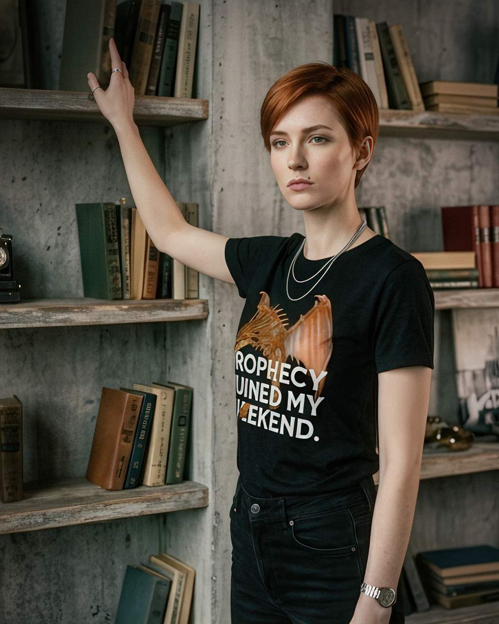 Romantasy Tee - "Prophecy ruined my weekend" - #BookTok