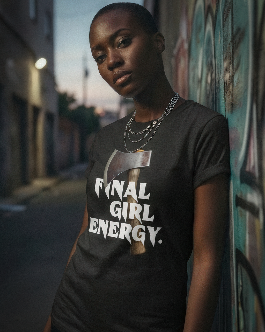 Horror Tee - "Final girl energy" - #Horror