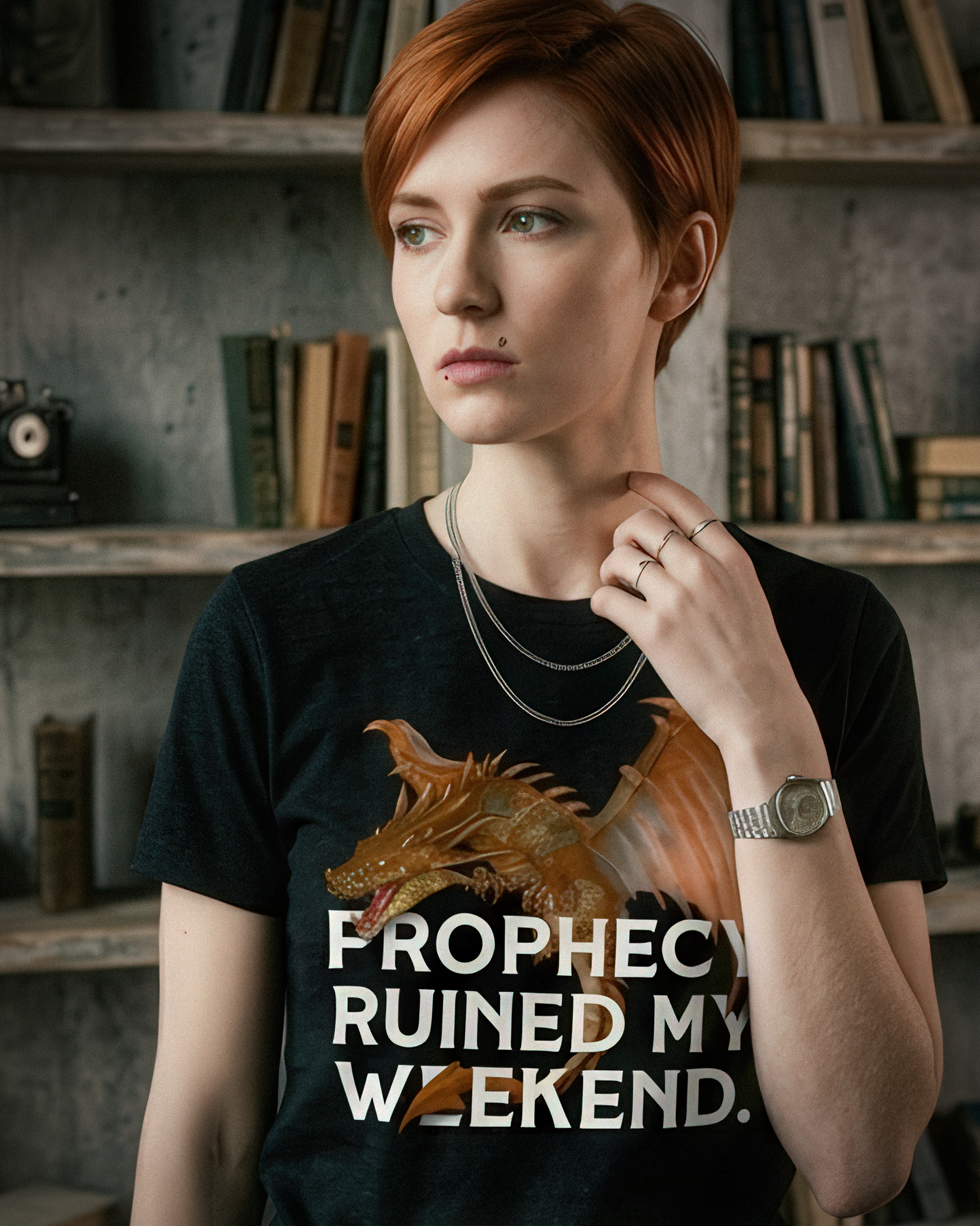 Romantasy Tee - "Prophecy ruined my weekend" - #BookTok