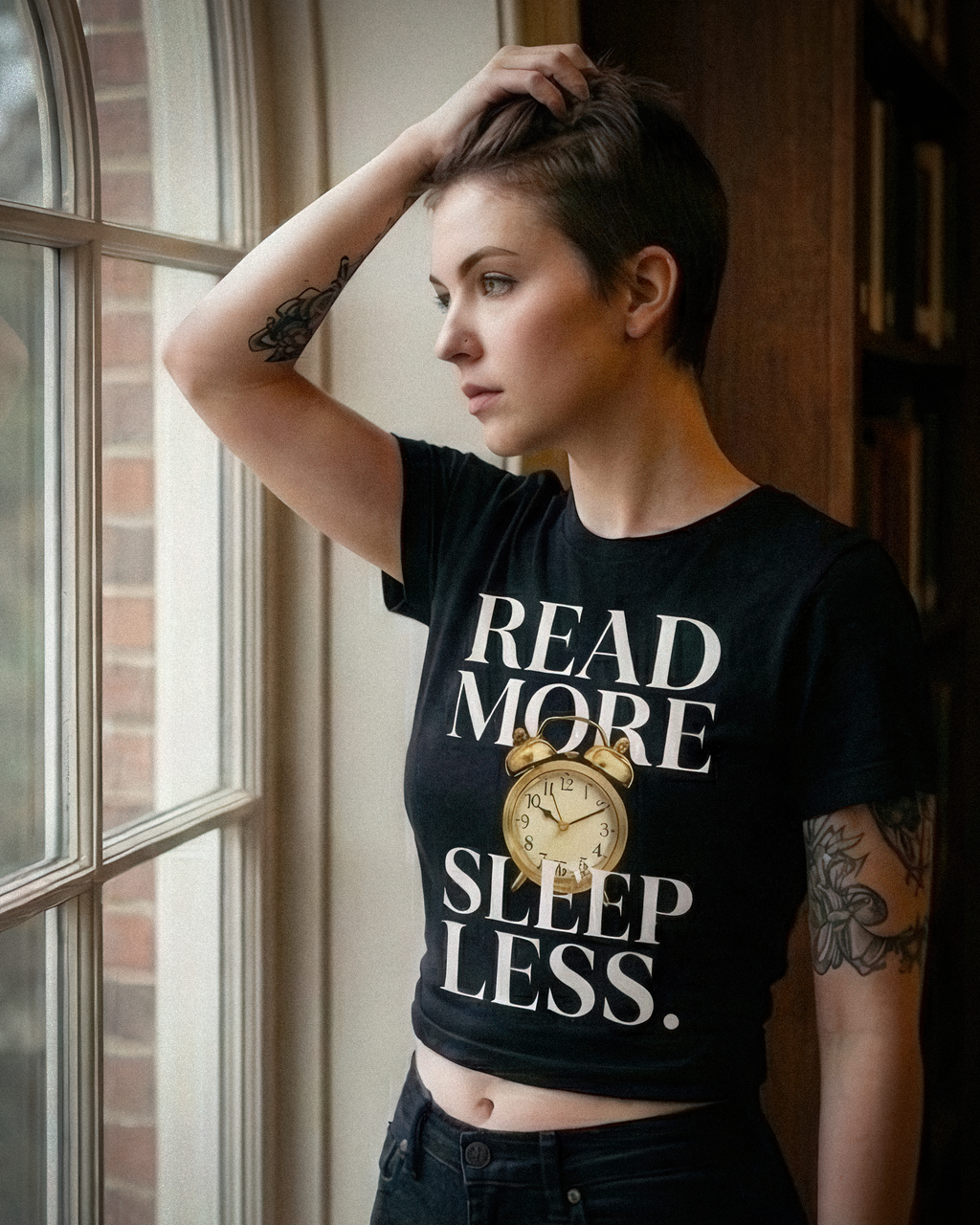 Readers Tee - "Read more, sleep less" - #BookTok